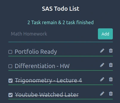Drag & Drop TODO List